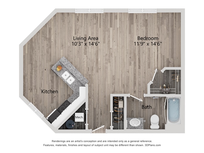 S1_1Bed_1Bath_555 Sq Ft