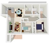 2BR/2BA