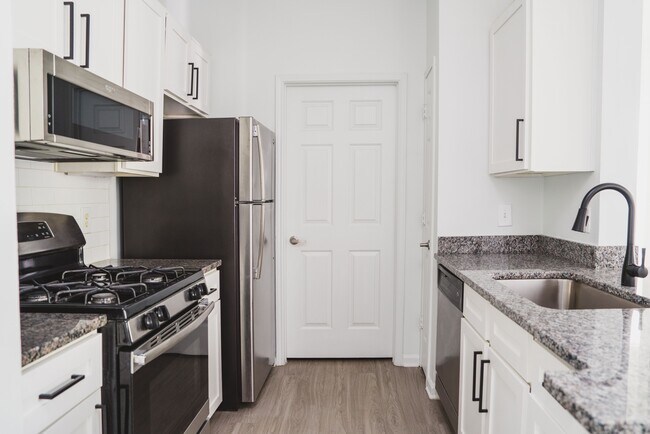 Updated kitchen with stainless steel appliances