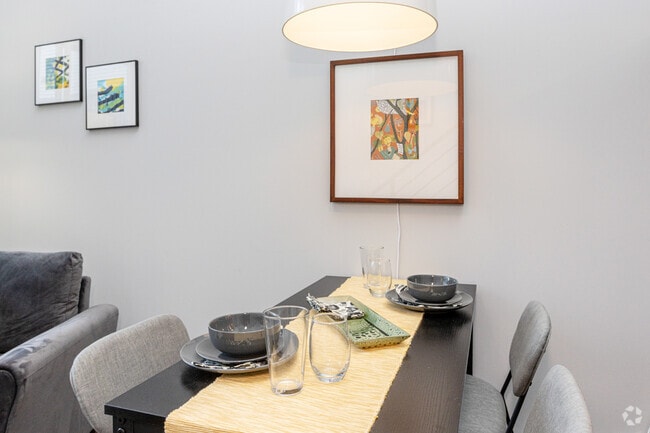 M Layout - 1BR, 1BA - Loft - Living Area