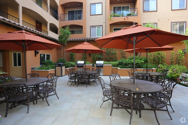 Courtyard - Asturias Senior Apartments