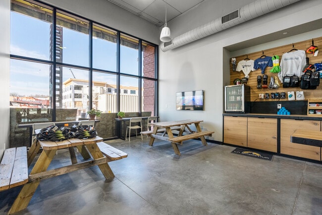 Rock Climbing Gym Lobby