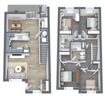 Greens of Concord - Four Bedroom Townhome Floor Plan