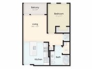1BR/1BA
