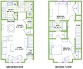Two Bedroom Townhouse