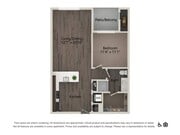 1 Bedroom 1 Bathroom 1B