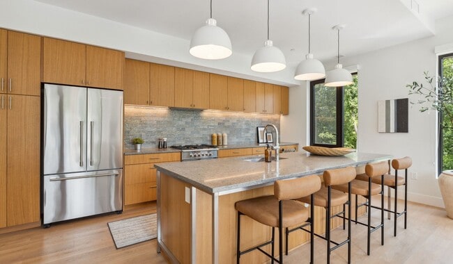 Enjoy a modern kitchen perfect for entertaining
