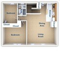 Two Bedroom One Bath