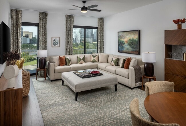 Living rooms large enough for oversized furniture