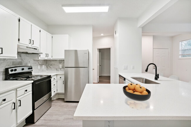 Dover Renovated Kitchen - Cambridge Apartments