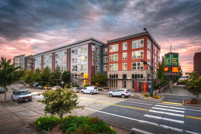 Library Place Twilight - Library Place Apartments