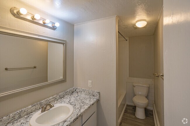 2BR, 1BA - 870SF Bathroom - Christopher Place Apartments