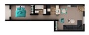 1 bed, 1 bath