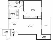 1BR/1BA