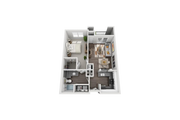 1BR - 820 SQ.FT