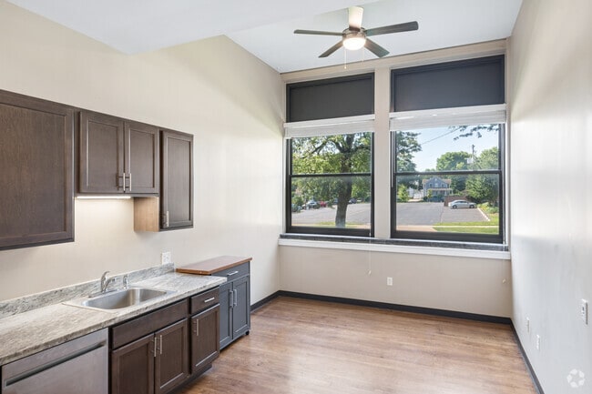 1BR, 1BA - 650SF - Living Room - Washington Senior Apartments