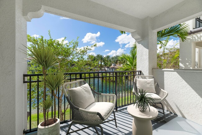 Private balcony