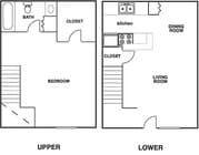 1BR/1BA