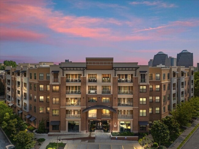 Take a look at that beautiful sunset view of 46 Penn Apartments in Plaza Westport! - 46 Penn Apartment Homes
