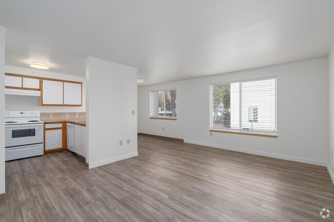 2BR, 1BA - 848SF - Living Room - Columbus Village Apartments