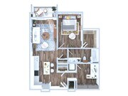 1 dormitorio | 1 baño | 79 metros cuadrados/819 pies cuadrados