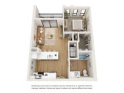 1/1 A - One Bedroom