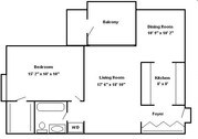 1 Bedroom Midrise F DIx