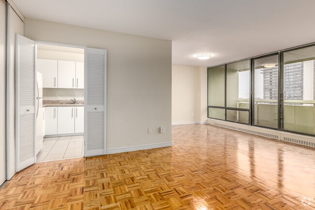 2BR, 1BA - 1,000SF - Living Room - The Westwood