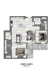 B2 floor plan The Braden on Fifth