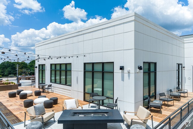 Área de descanso en la azotea - Vibe at Echo Street West