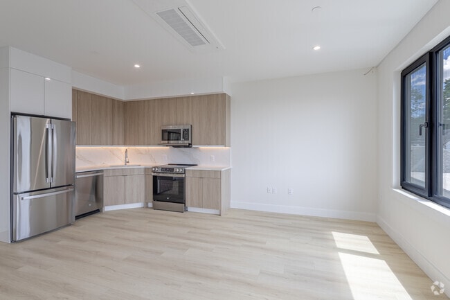 1BR, 1BA + DEN - 760SF - Kitchen/Living Room - Unit 307 - Parc West