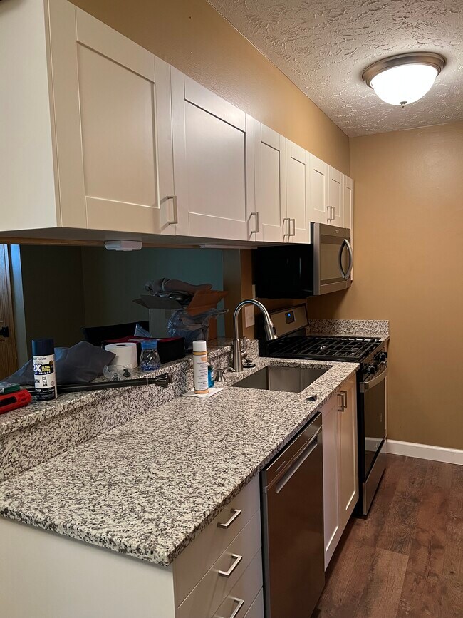 Recently renovated duplex, new exterior stone and siding next month - 405 W Boone St Townhome