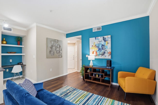 Open concept livingroom off of the entry with spacious layout
