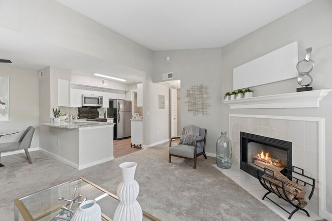 Living room - The Crossings at Short Pump