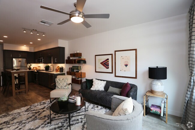 1BR, 1BA-Living Room