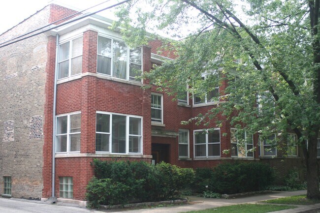 Here's the building and your apartment is on the 1st. floor on the left - 1415 W Rosemont Ave Apartment Unit 1E