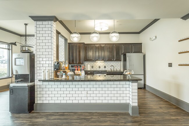 Kitchen in the clubhouse at Amberleigh Ridge