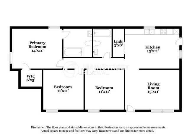 Photo - 3 Bedroom Pet-Friendly Home in Winston-Salem, NC with Main Street Renewal