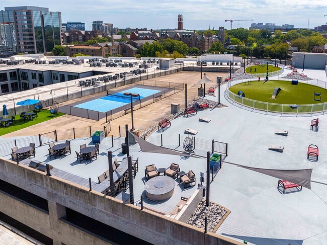 Elliston 23, Nashville, TN, Rooftop Featuring Grills and Seating Areas