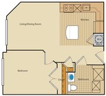 1BR/1BA