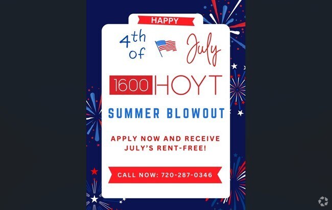 July Move-In Special - 1600 Hoyt Rental