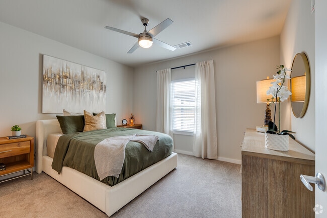 2BD, 2BA- 1,214SF- Bedroom