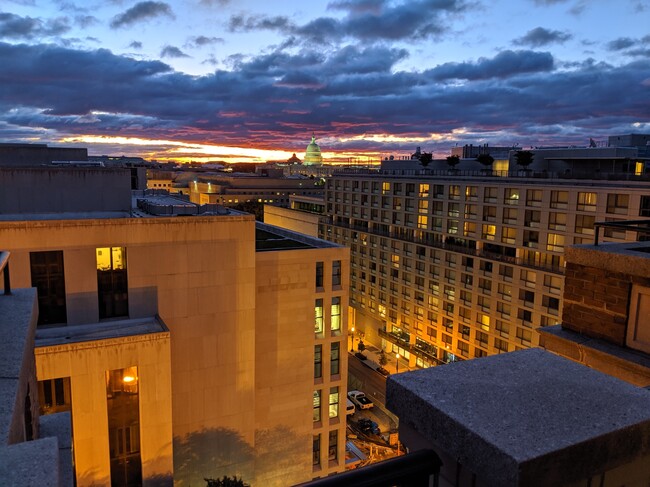 Sunrise from your terrace - 601 Pennsylvania Ave NW Condo Unit 1404N