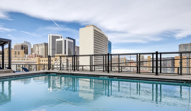 Resort-style living, right outside your door at your rooftop pool.