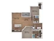 B1 floor plan The Landing at Tiffany Springs