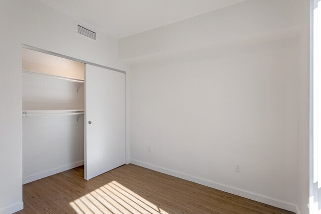 1BR, 1BA - 580SF - Bedroom - Blossom Valley Senior Apartments