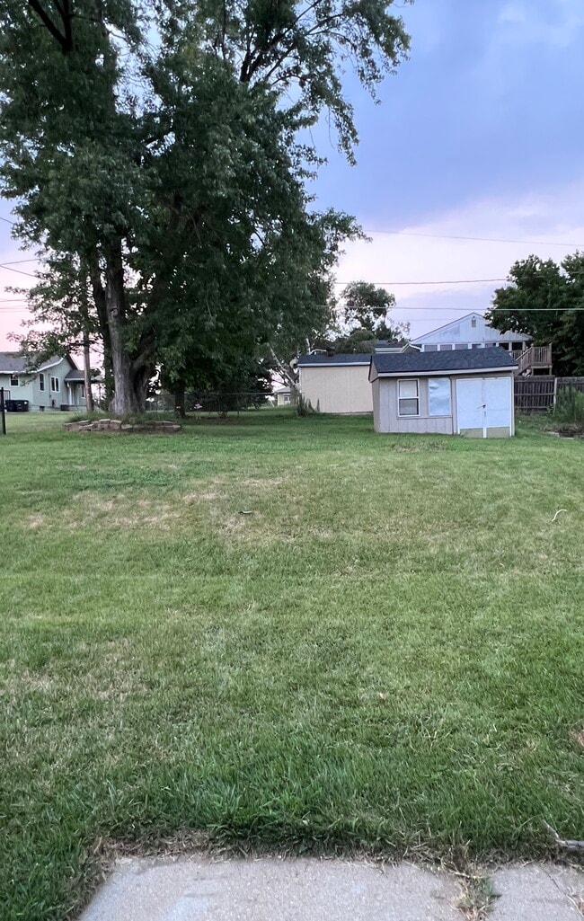 Yard with storage shed - 8120 Burdette St