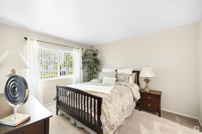 2BR, 2BA - 900SF - Second Bedroom - Mountain View Apartments