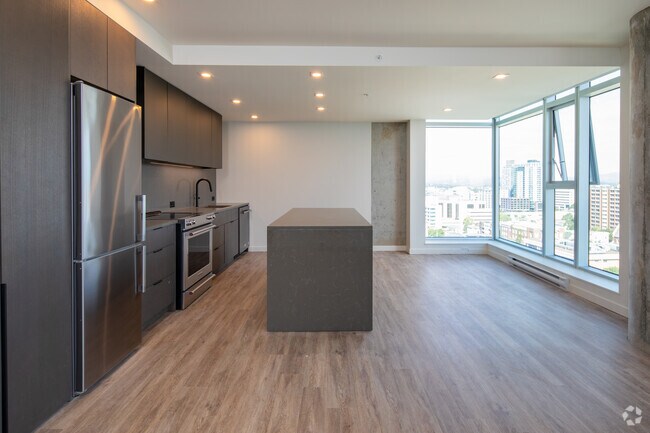 1BR, 1BA - 657SF - The Wedge Apartments