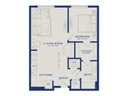A14 | 1x1 | 745 sq ft